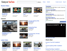 Tablet Screenshot of funnyonyoutube.com